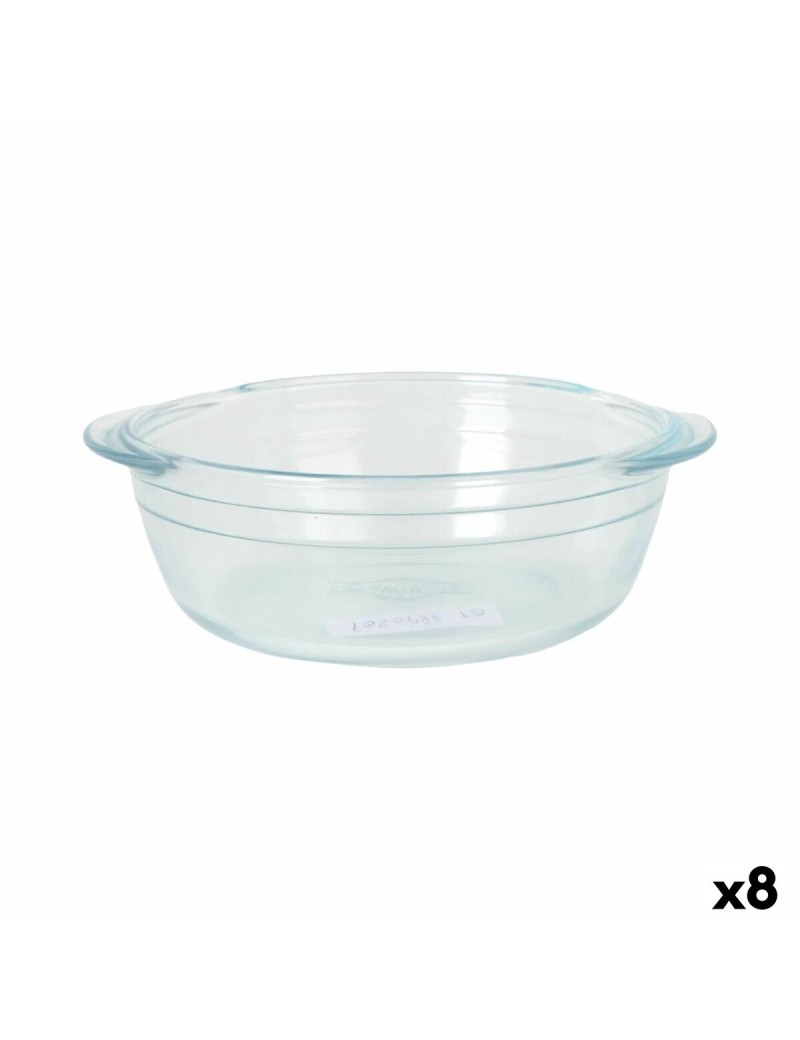 Serving Platter Quttin Glass 2,3 L 26 cm (8 Units)