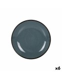 Serving Platter Santa Clara Blue Circular Ø 30 cm (6 Units)