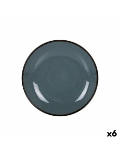 Serving Platter Santa Clara Blue Circular Ø 30 cm (6 Units)