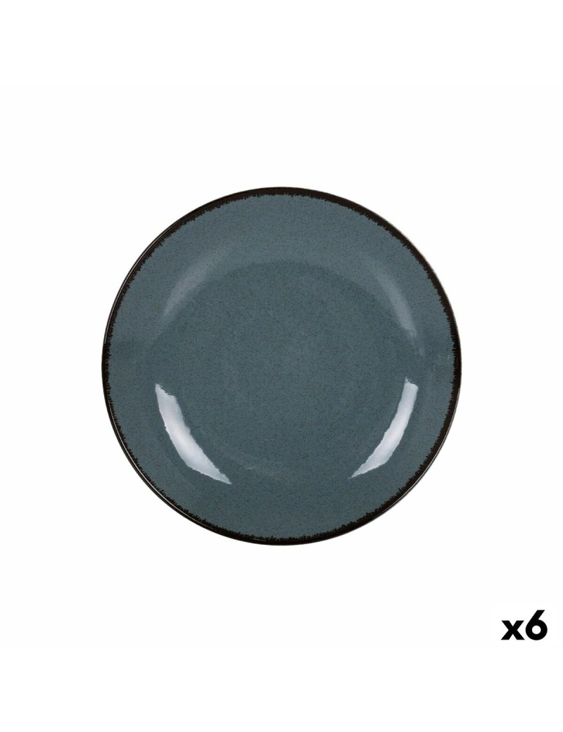 Serving Platter Santa Clara Blue Circular Ø 30 cm (6 Units)