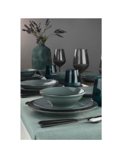 Serving Platter Santa Clara Blue Circular Ø 30 cm (6 Units)