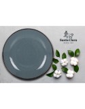 Serving Platter Santa Clara Blue Circular Ø 30 cm (6 Units)