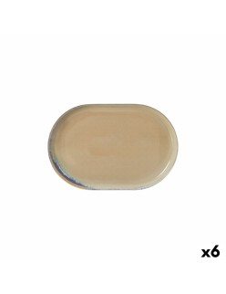 Serving Platter La Mediterránea Cies Oval 25 x 15 x 2,2 cm (6 Units)