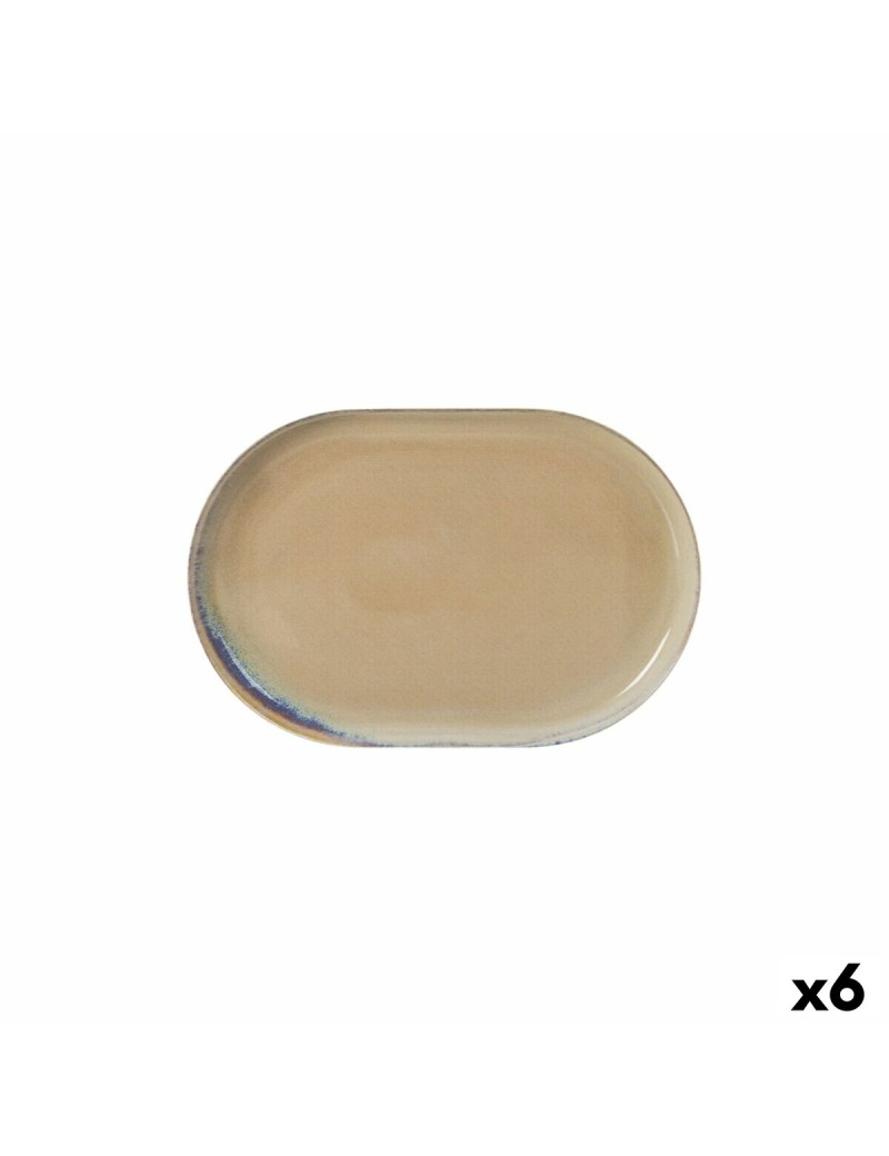 Serving Platter La Mediterránea Cies Oval 25 x 15 x 2,2 cm (6 Units)