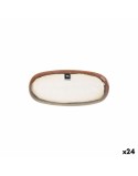 Serving Platter La Mediterránea Fustam Oval 25,8 x 12 x 2,2 cm (24 Units)