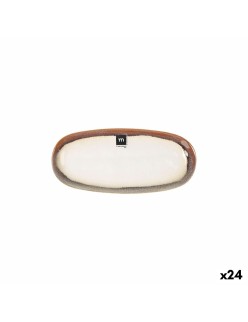 Serving Platter La Mediterránea Fustam Oval 25,8 x 12 x 2,2 cm (24 Units)