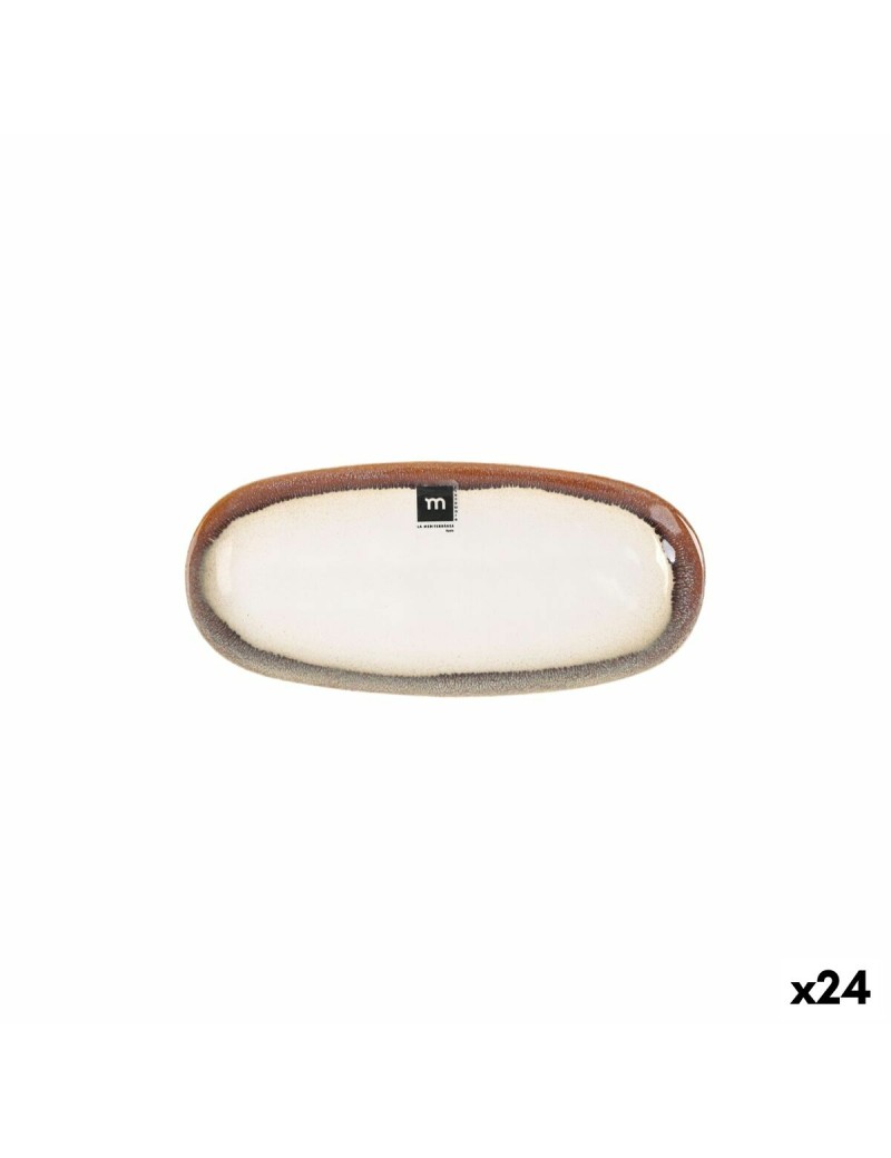 Teglia da Cucina La Mediterránea Fustam Ovale 25,8 x 12 x 2,2 cm (24 Unità)