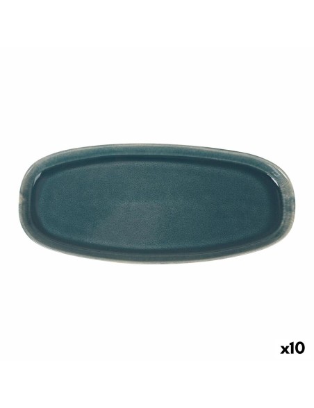 Serving Platter La Mediterránea Ocean blue 33,4 x 14,8 x 2,5 cm (10 Units)