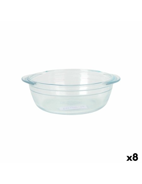 Serving Platter Quttin Glass 1 L 20 cm (8 Units)