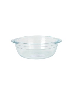 Serving Platter Quttin Glass 1 L 20 cm (8 Units)