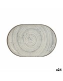 Serving Platter La Mediterránea Vortex Oval 20 x 13 x 2 cm (24 Units)