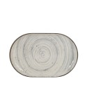 Serving Platter La Mediterránea Vortex Oval 20 x 13 x 2 cm (24 Units)