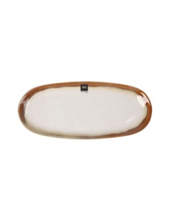Serving Platter La Mediterránea Fustam Oval 33,8 x 15,2 x 2,6 cm (12 Units)