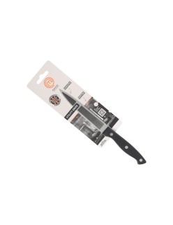 Coltello da Cucina MasterChef Nero Argentato 12 cm Multiuso (24 Unità)