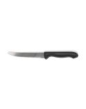 Set di Coltelli per Carne Cuyfor Nero Argentato 12 cm 6 Pezzi (24 Unità)