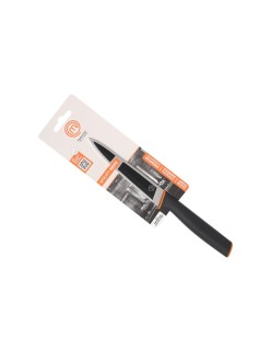 Coltello da Cucina MasterChef Nero Argentato 13 cm Multiuso (24 Unità)