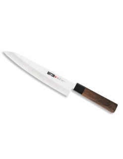 Cuchillo de Cocina Quttin GYUTOU Takamura Marrón Plateado 20 cm (12 Unidades)