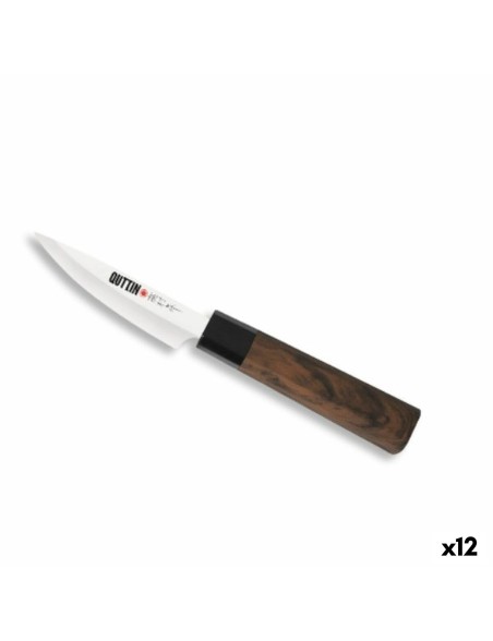 Cuchillo de Cocina Quttin PETTY Takamura Marrón Plateado 9 cm (12 Unidades)