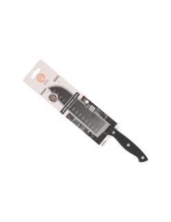 Coltello da Cucina MasterChef Nero Argentato 18 cm (18 Unità)