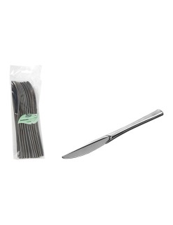 Set de couteaux réutilisables Algon Argenté Plastique 20 cm 10 Pièces (24 Unités)