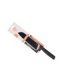 Coltello da Cucina MasterChef Nero Argentato 18 cm (24 Unità)