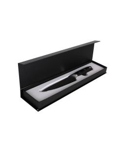 Coltello da Cucina Quttin DAMASKUS Nero Argentato 15 cm (2 Unità)
