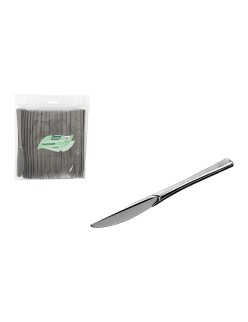 Set de couteaux réutilisables Algon Argenté Plastique 20 cm 50 Pièces (12 Unités)