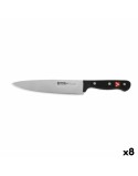Cuchillo de Cocina Quttin SYBARITE Negro Plateado 20 cm (8 Unidades)