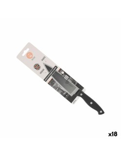 Coltello da Cucina MasterChef Chef Nero Argentato 15 cm (18 Unità)