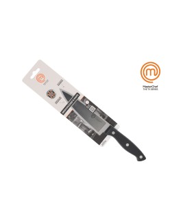 Coltello da Cucina MasterChef Chef Nero Argentato 15 cm (18 Unità)
