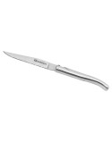 Cuchillo para Carne Quttin Kobe Plateado 10,5 cm (12 Unidades)