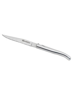Cuchillo para Carne Quttin Kobe Plateado 10,5 cm (12 Unidades)
