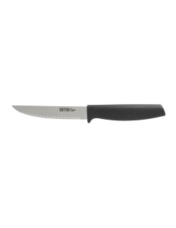 Cuchillo de Cocina Quttin Laos Negro Plateado 11 cm Multiusos (36 Unidades)