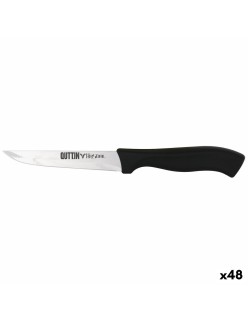 Cuchillo de Cocina Quttin Kasual Negro Plateado 22 x 2 x 1,5 cm Multiusos (48 Unidades)