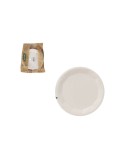 Plate set Algon White 17 cm 10 Pieces (24 Units)