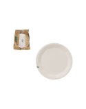 Plate set Algon White 22 cm 25 Pieces (18 Units)