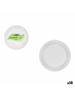 Plate set Algon 23 cm 25 Pieces (18 Units)