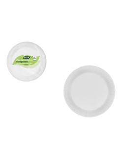 Plate set Algon 23 cm 25 Pieces (18 Units)