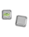 Plate set Algon Silver 23 cm 10 Pieces (18 Units)