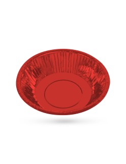 Plate set Algon Red 450 ml 6 Pieces (18 Units)