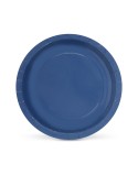 Plate set Algon Blue 20 cm 10 Pieces (24 Units)