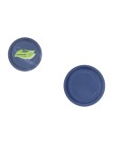 Plate set Algon Blue 20 cm 10 Pieces (24 Units)