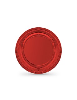 Plate set Algon Red 20 cm 10 Pieces (18 Units)