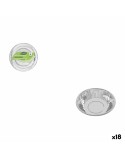 Plate set Algon Silver 450 ml 6 Pieces (18 Units)
