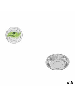 Plate set Algon Silver 450 ml 6 Pieces (18 Units)