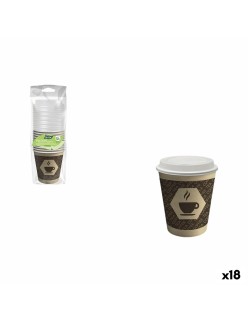 Set de Verres Algon Marron 120 ml 12 Pièces (18 Unités)
