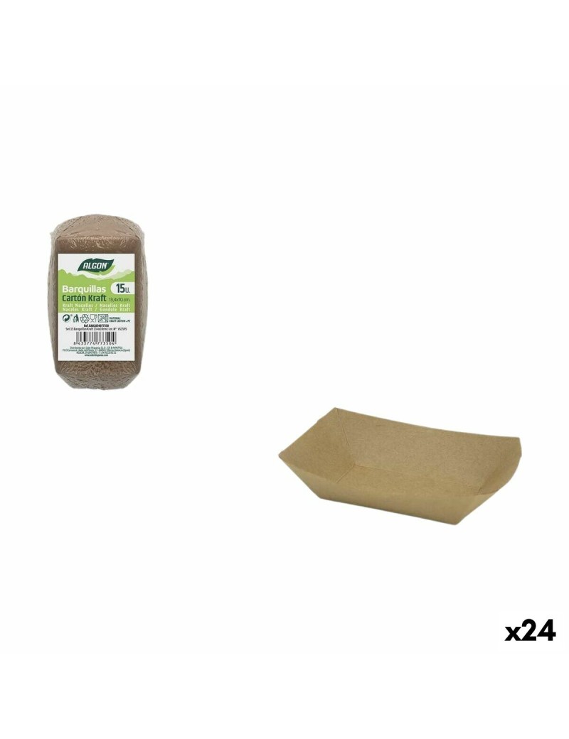 Plate set Algon 15 Pieces (24 Units)
