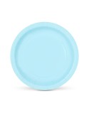 Plate set Algon Blue 20 cm 10 Pieces (24 Units)