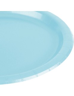 Plate set Algon Blue 20 cm 10 Pieces (24 Units)