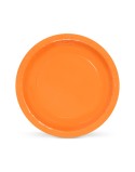 Plate set Algon Orange 20 cm 10 Pieces (24 Units)